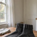 Charcoal gray everyday socks