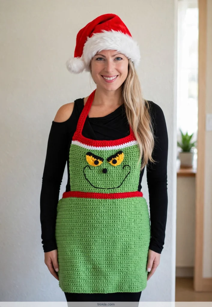 Christmas apron crochet patterns