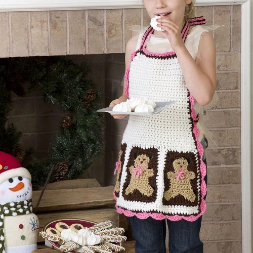 Gingerbread man apron