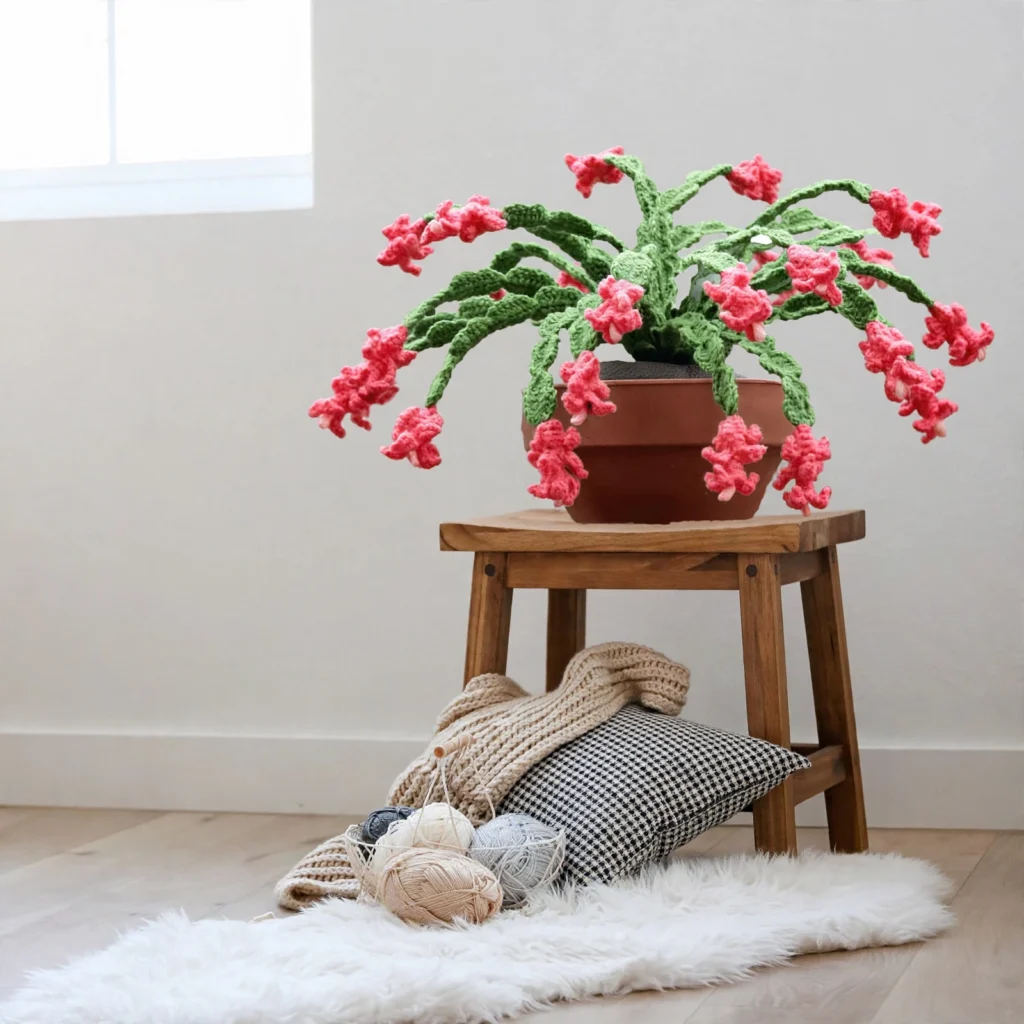 Free Christmas Cactus Crochet Patterns for Festive Decor!