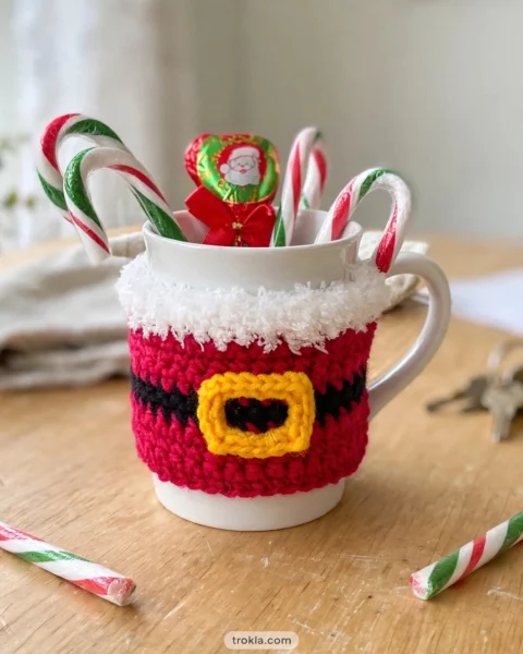 Free Crochet Christmas Mug Cover Patterns for Festive Fun