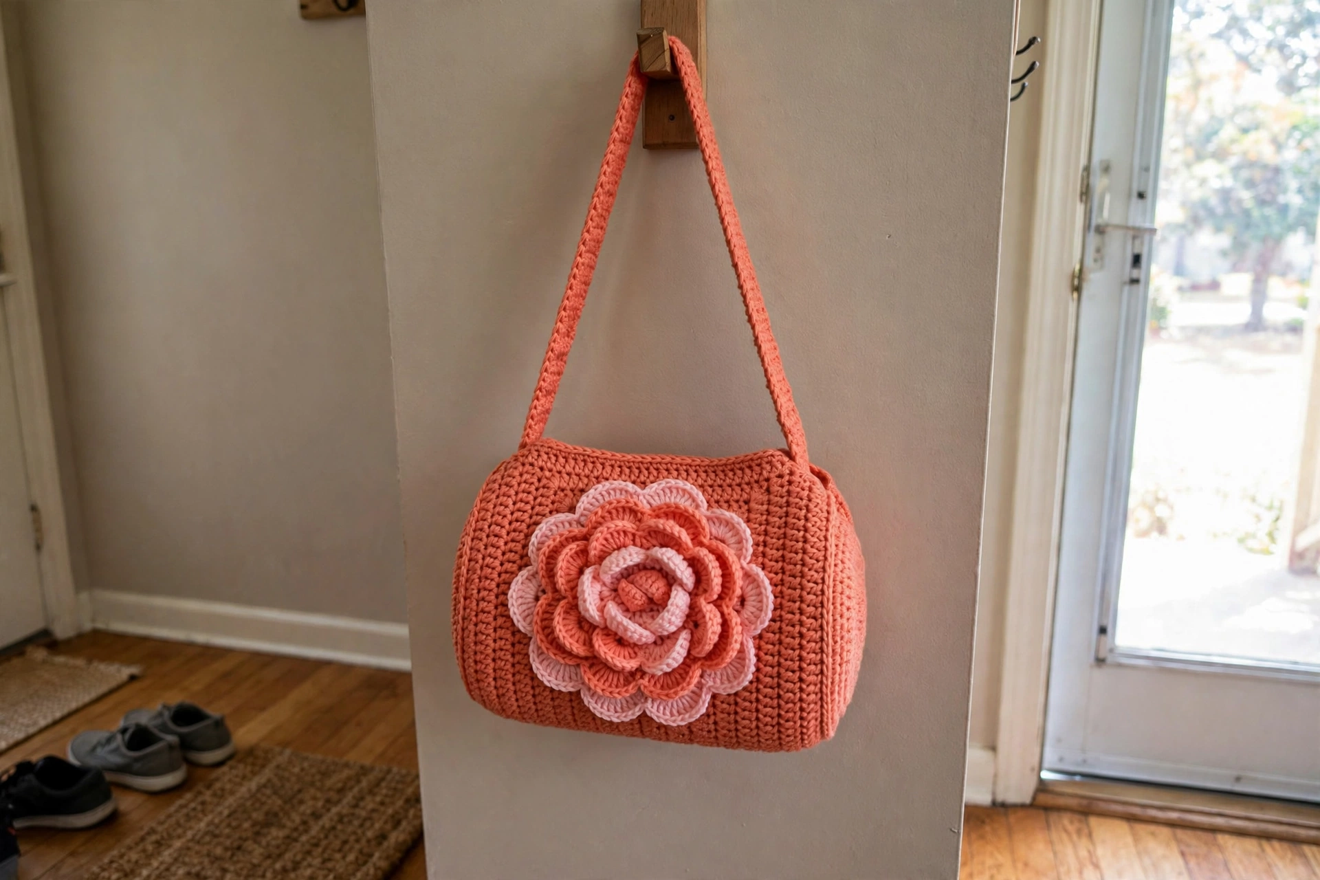 Barrel bag side view