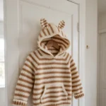 Cream and caramel bunny hoodie