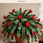 Crochet Christmas Cactus with Bushier Branches