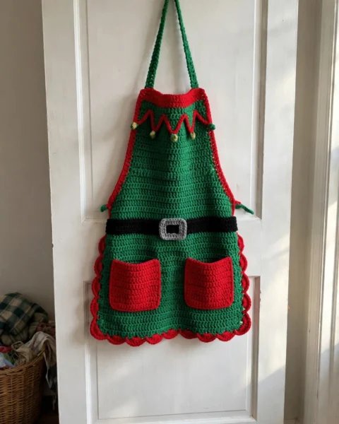 Crochet Elf Apron Free Pattern
