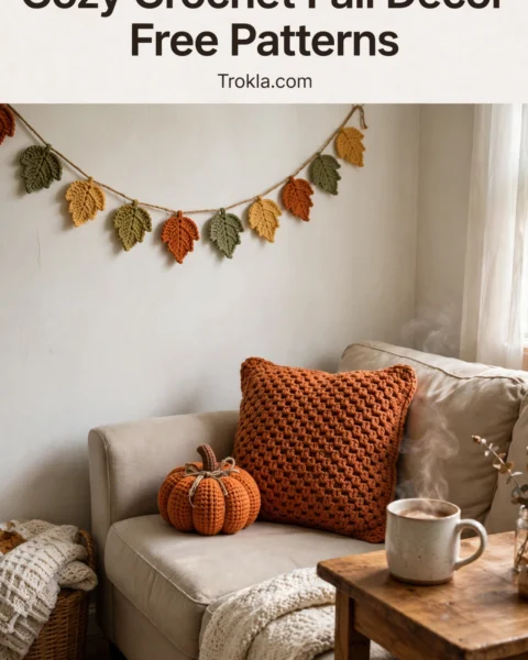 Cozy Crochet Fall Decor: Free Patterns for Seasonal Touches