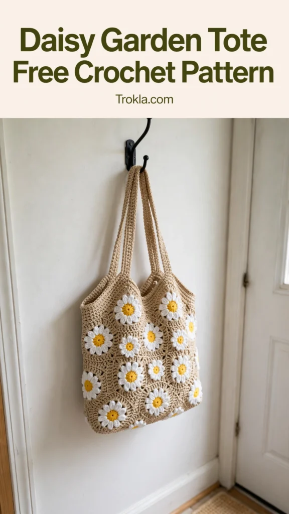 Daisy garden tote