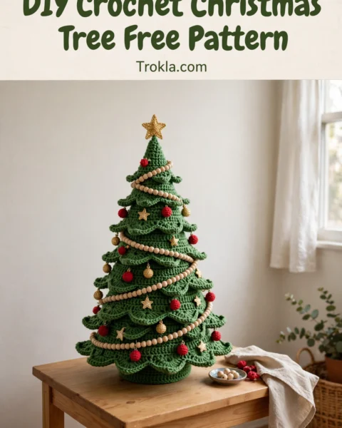 DIY Crochet Christmas Tree Free Pattern
