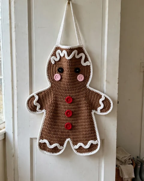 Kids Crochet Christmas Apron Free Crochet Pattern