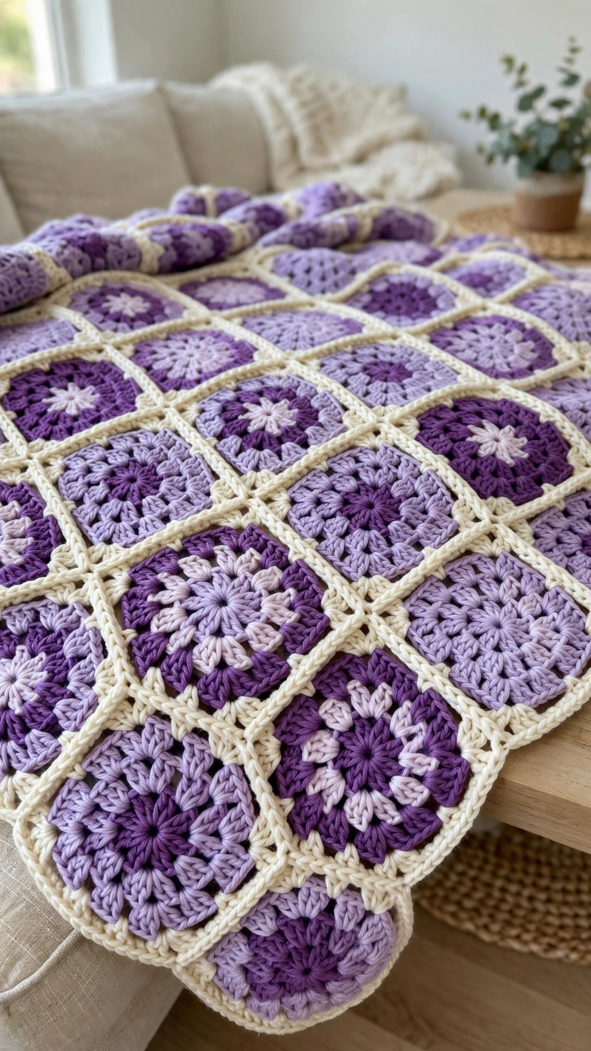 Hexagon motifs close-up