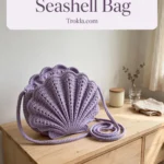 Lavender dreams seashell bag