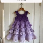 Lavender ombré baby dress