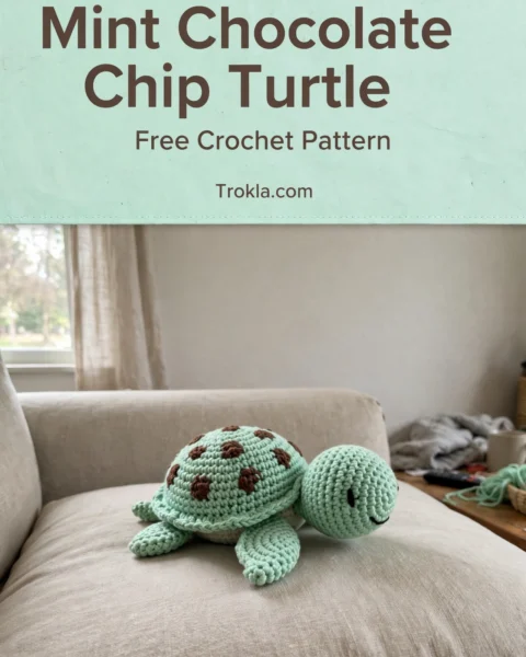 Mint Chocolate Chip Turtle Free Crochet Pattern