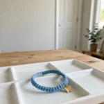 Ocean blue butterfly bracelet