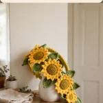 Sunflower garden headpiece