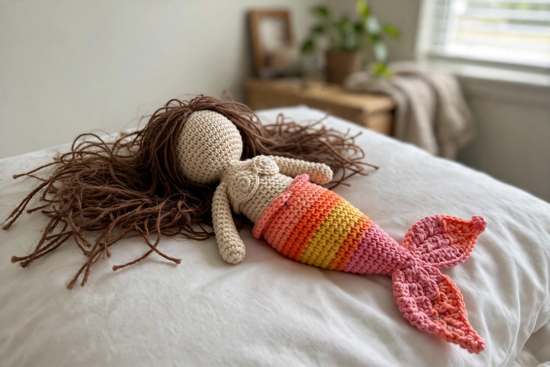 Mermaid doll detail